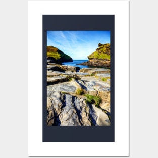 Boscastle Rocks, Cornwall, UK Posters and Art